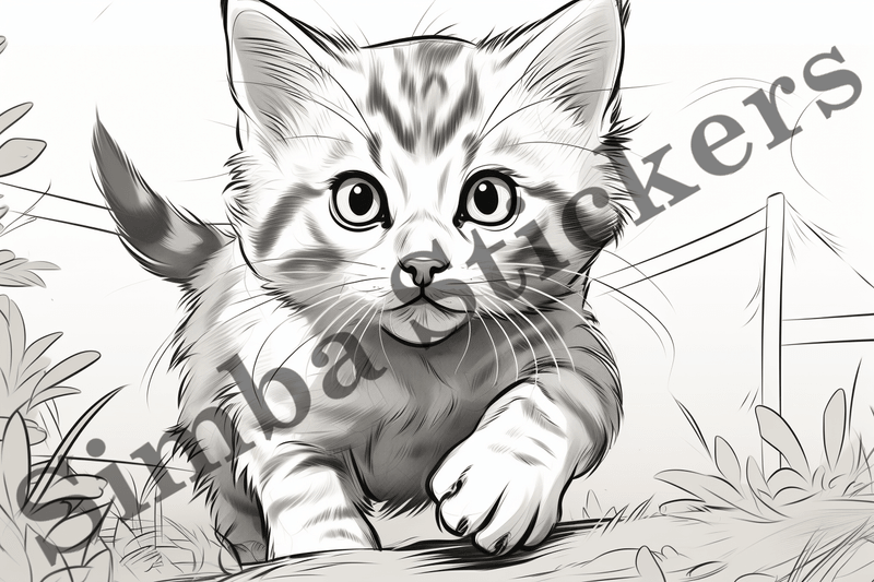 Colouring pages, Bundle of cats, 25 images