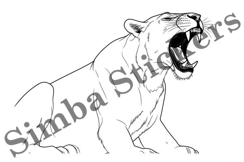 Colouring pages, Bundle of lions, 25 images