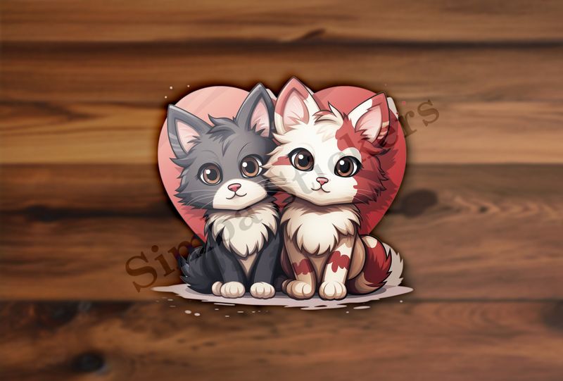 Cats in love