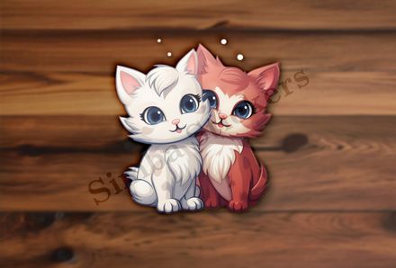 Cats in love