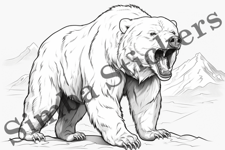 Colouring pages, Bundle of bears, 25 images