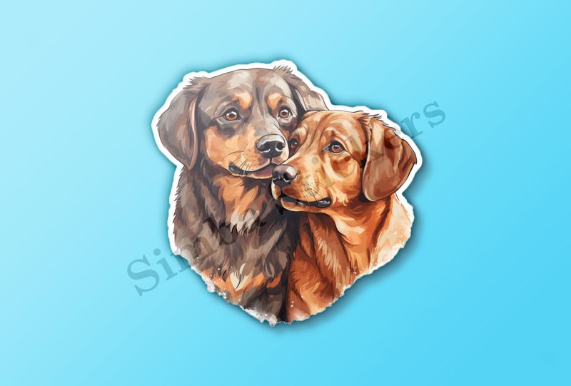 Dogs nose-to-nose
