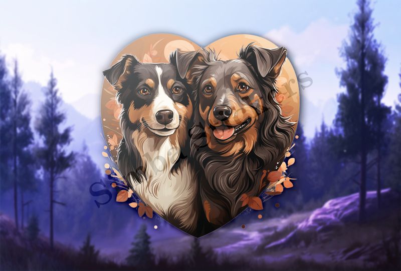 Dogs in love