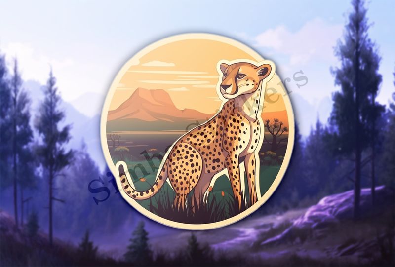 Cheetah in the Savanna