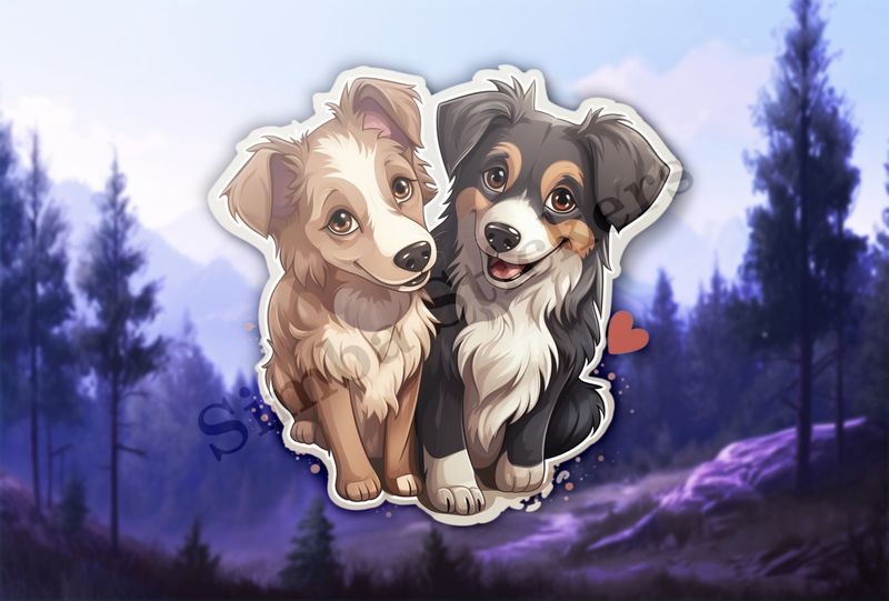 Dogs in love