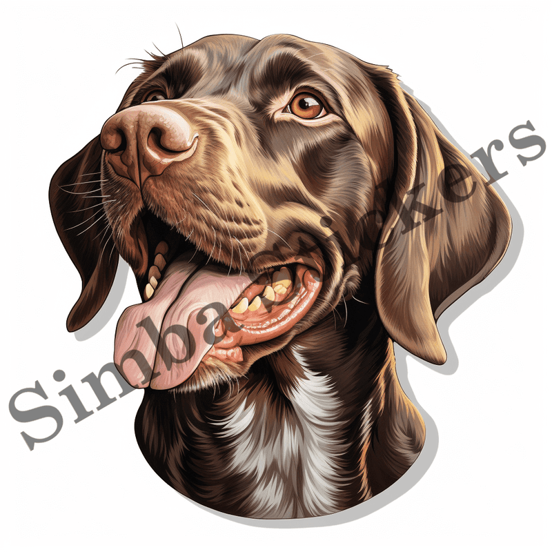 German Shorthaired Pointer dogs, image set, 10 images