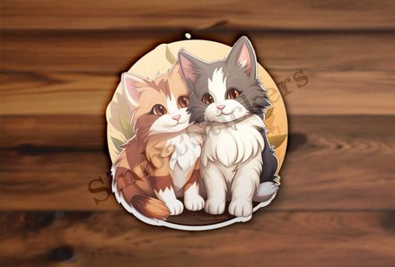 Cats cuddling