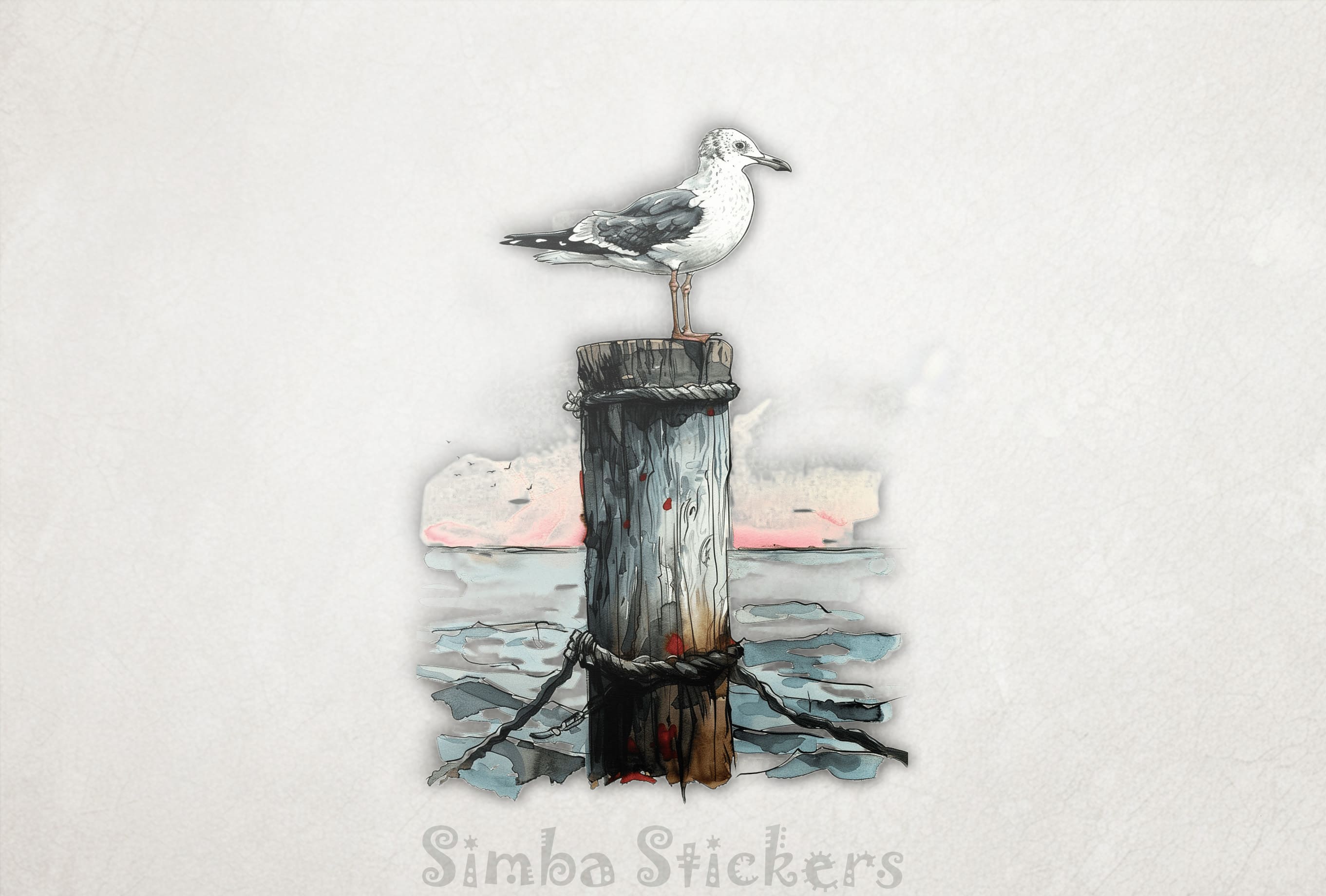 Cute Seagull Planner Stickers