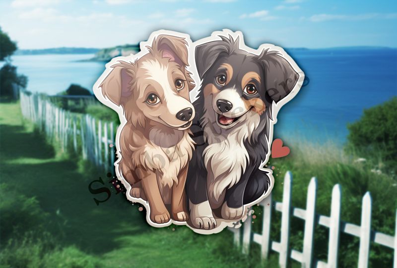 Dogs in love
