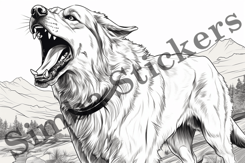 Colouring pages, Bundle of dogs, 25 images