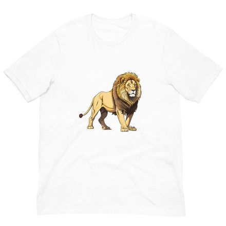 Unisex Staple T-shirt, Majestic Male Lion