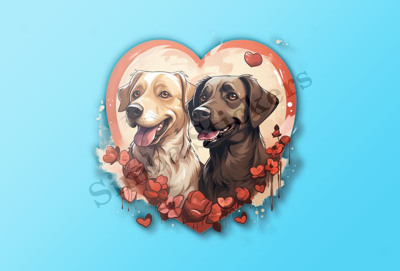 Dogs in love