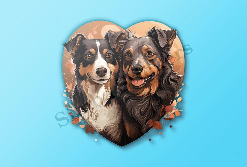 Dogs in love