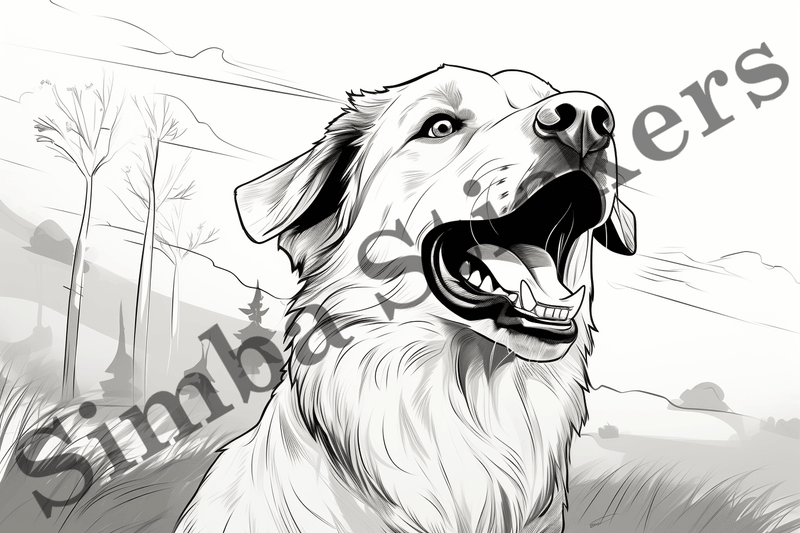 Colouring pages, Bundle of dogs, 25 images