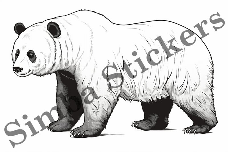 Colouring pages, bundle of pandas, 25 images, ldtg6c