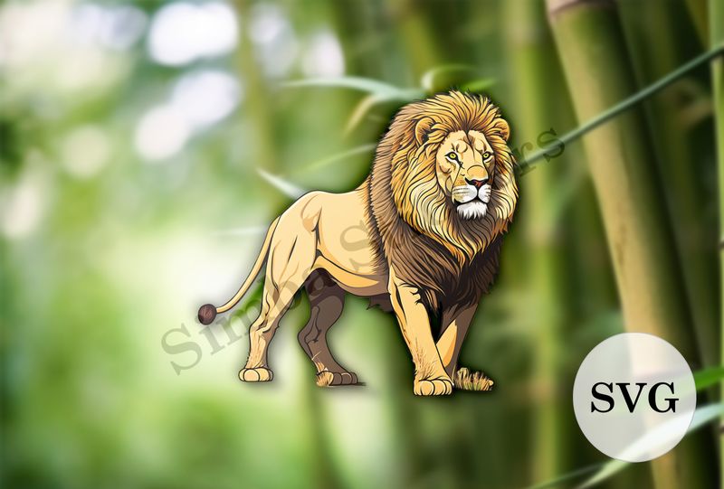 Majestic Male Lion