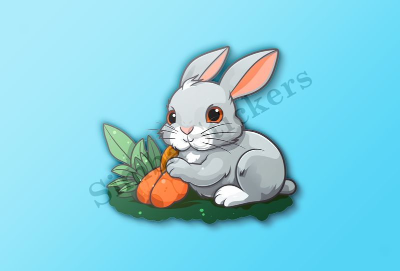 Rabbit with carrots