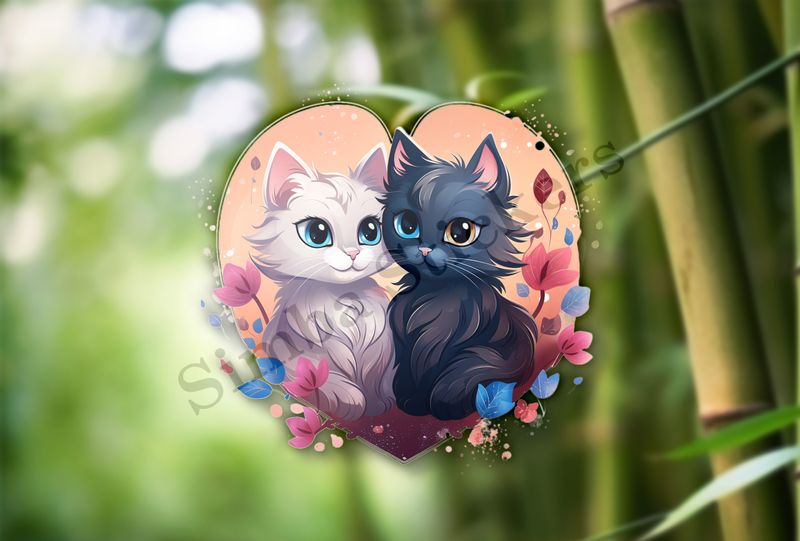 Cats in love
