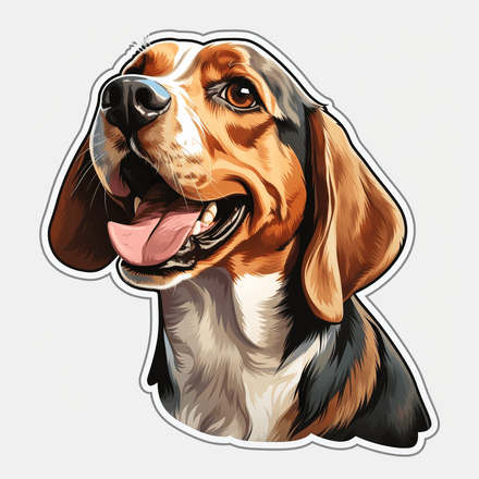 Beagle dogs, image set, 10 images
