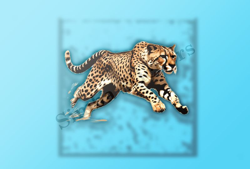Cheetah running, cfct36