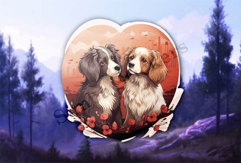 Dogs in love