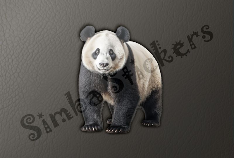 Panda on all fours looking straight ahead, 3ettt5