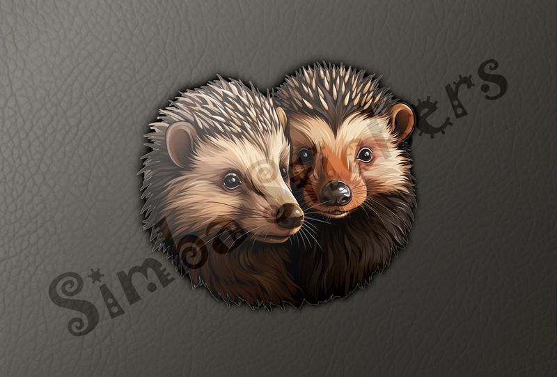 Porcupines cheek-to-cheek