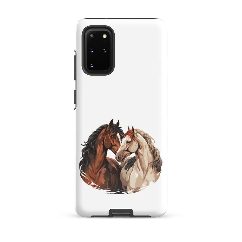 Tough Case for Samsung, Horses nose-to-nose, jbgjpy