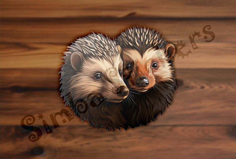 Porcupines cheek-to-cheek