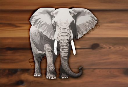 Elephant in the Savanna   