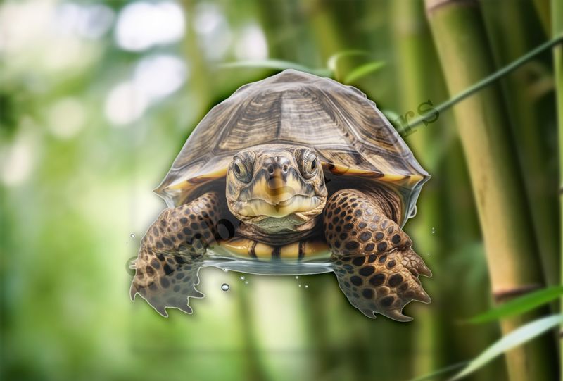 Tortoise in water
