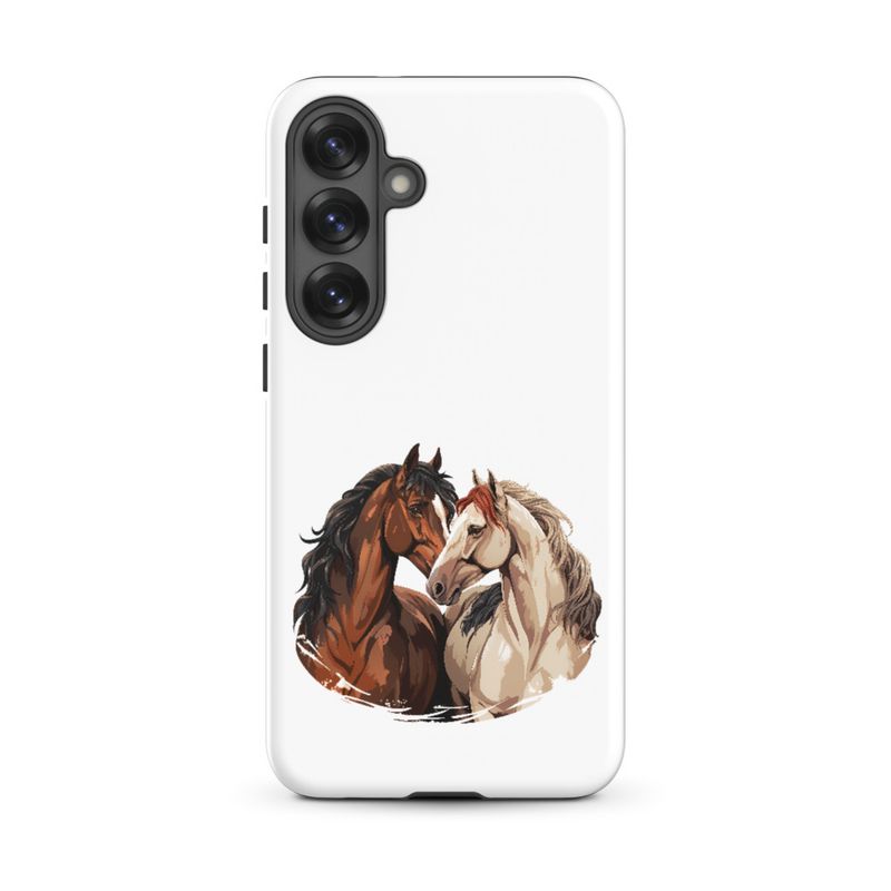 Tough Case for Samsung, Horses nose-to-nose, jbgjpy