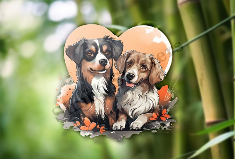 Dogs in love