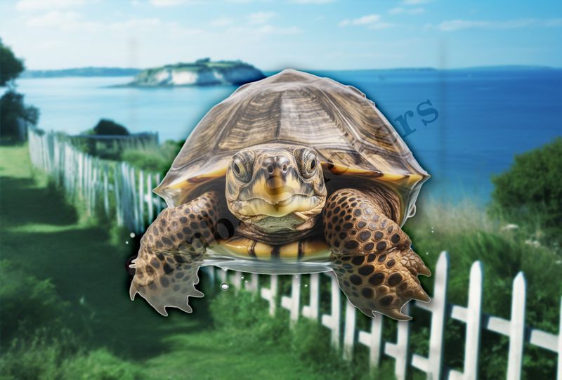 Tortoise in water