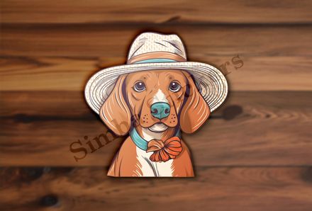 Dog in a hat