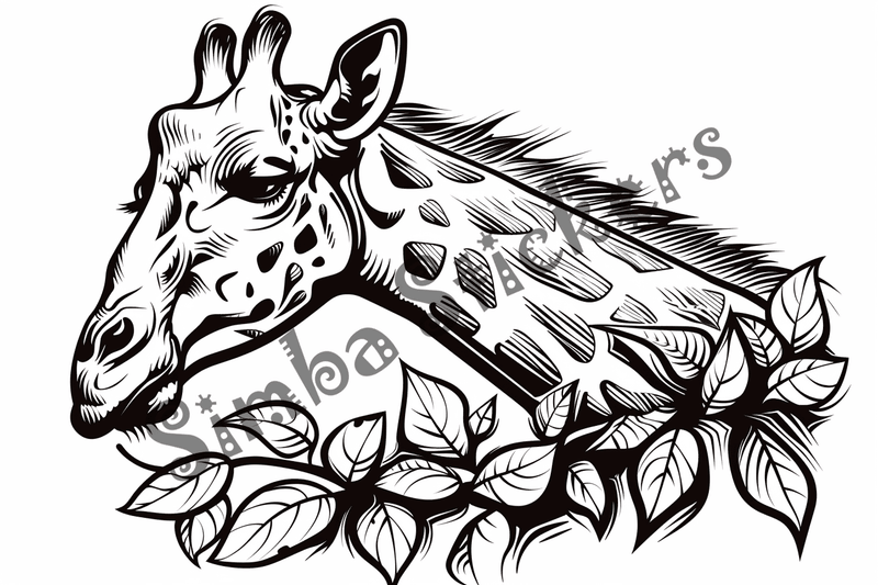 Colouring pages, bundle of giraffess, 25 images