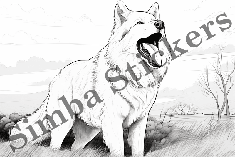 Colouring pages, Bundle of dogs, 25 images
