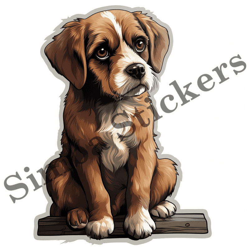 Dog looking sorry, image set, 10 images