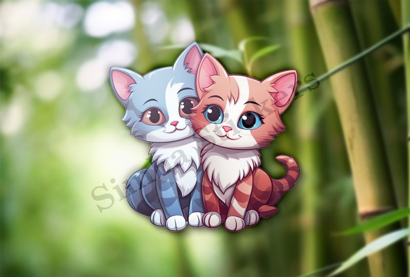 Cats in love