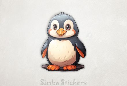 Baby penguin smiling, cm6ff5