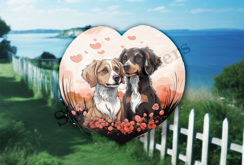 Dogs in love