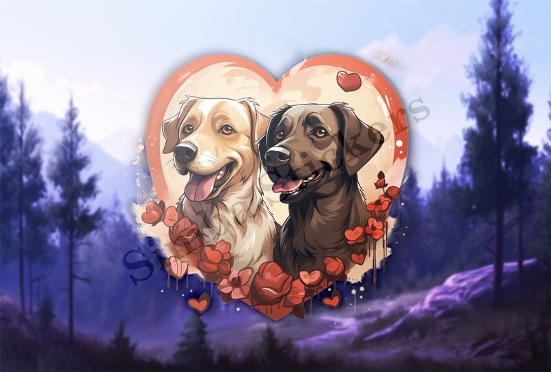 Dogs in love