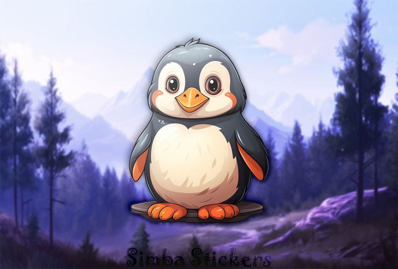 Baby penguin smiling, cm6ff5