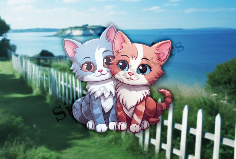 Cats in love
