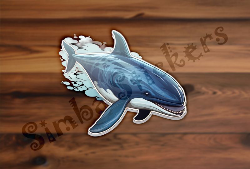 Whale showing long row of teeth