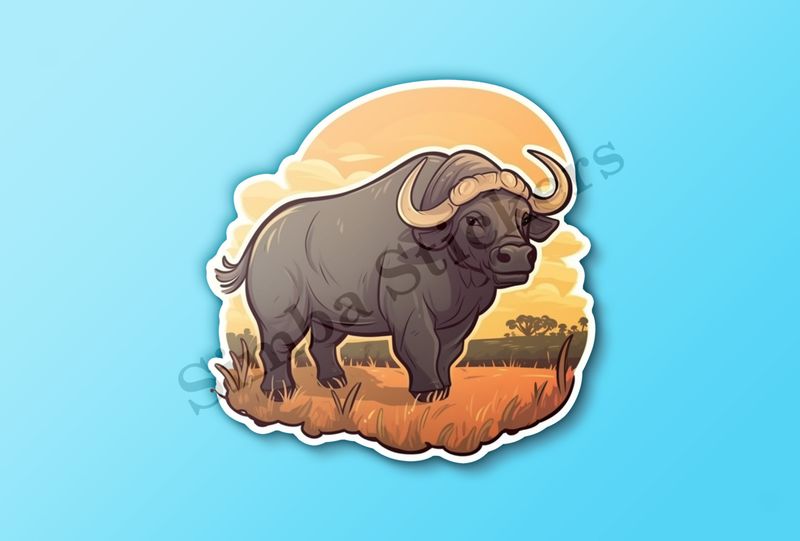 African Buffalo in the Savanna
