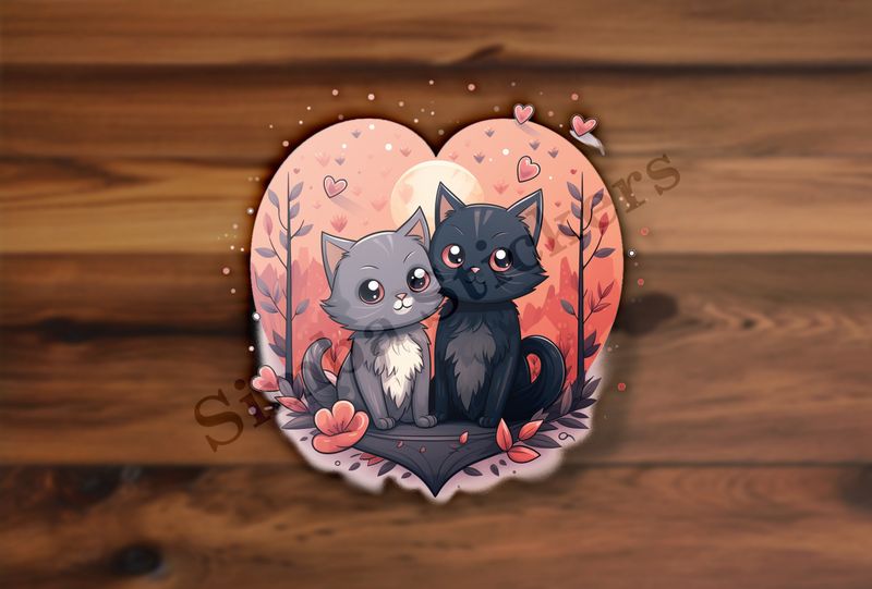Cats in love