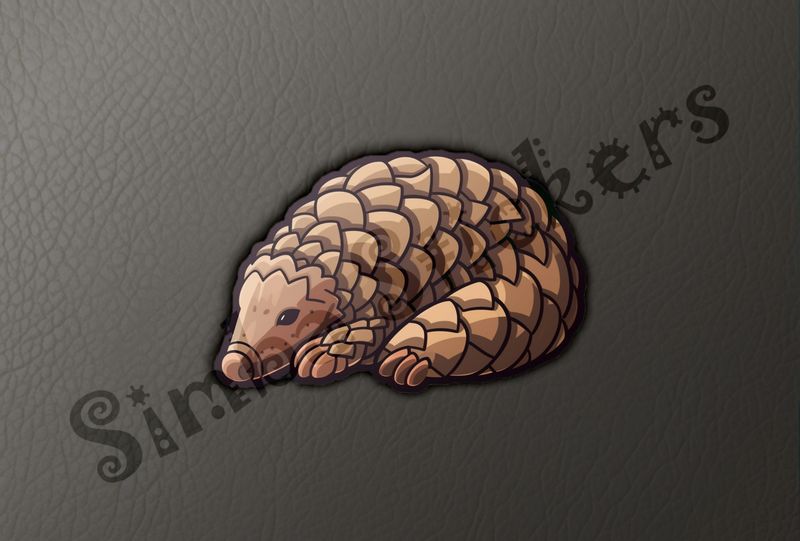 Pangolin resting