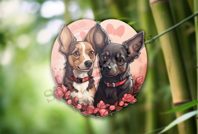 Dogs in love