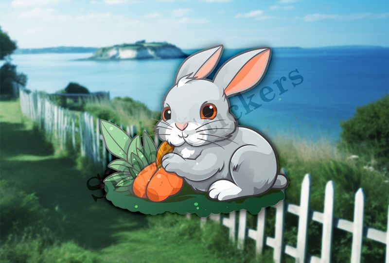 Rabbit with carrots